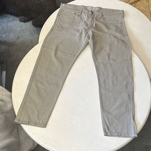 Signature by Levi Strauss Light Gray Tapered Jeans